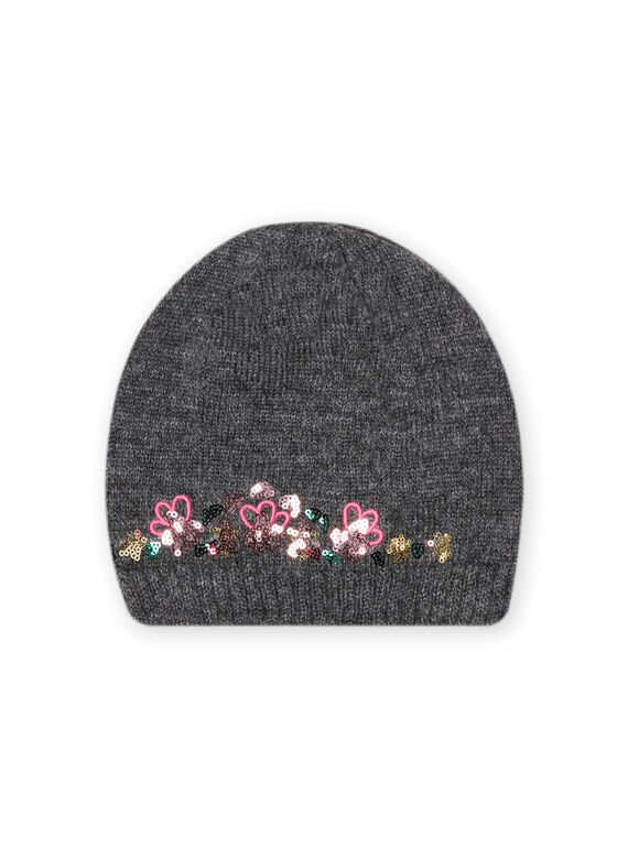 Gorro de tricô com lantejoulas fantasia menina MYACHICBON / 21WI0167BON944