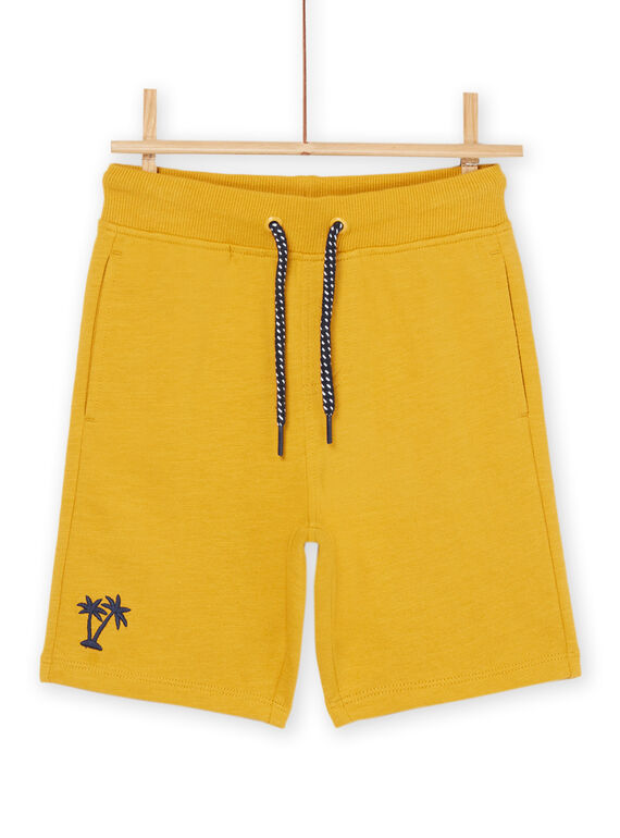 Bermudas amarelas em moletão ROJOBER2 / 23S90293BERB105