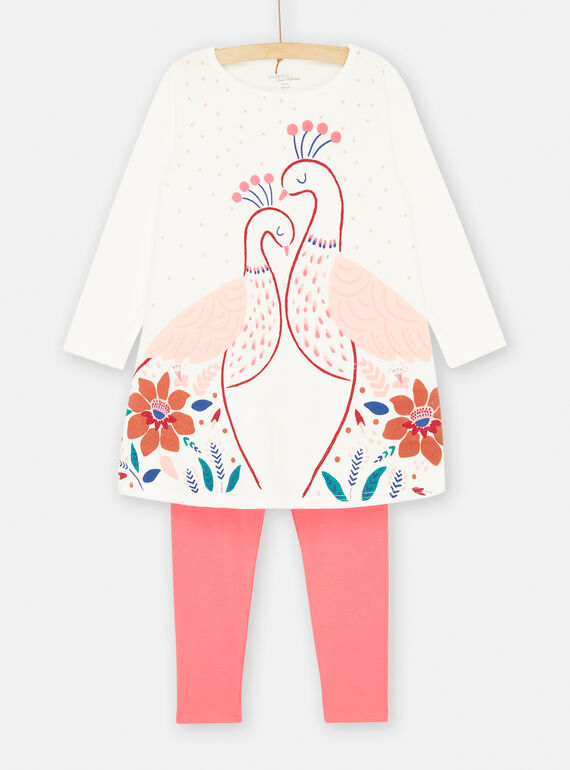 Conjunto pijama cru e rosa SEFACHUPEA / 23WH1152CHN003