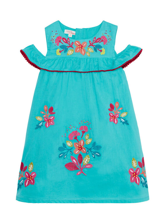Vestido bordado de flores JABOROB2 / 20S901H2ROB209