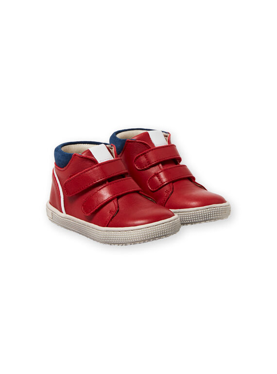 Sapatilhas vermelho e azul-marinho bebé menino LBGBASRED / 21KK3831D3F050