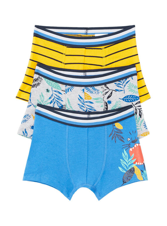 Conjunto de três boxers criança menino JEGOBOXTROP / 20SH12V4BOX106
