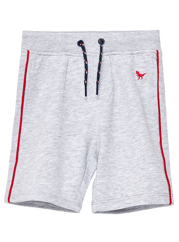 Bermudas moletão menino básico Cinzento mesclado JOJOBER3 / 20S90253D25943
