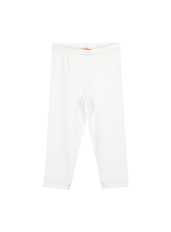 Leggings branco menina FYAJOLEG7 / 19SI01G1D26000