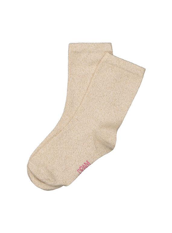 Meias com purpurinas menina FYAJOCHO4B / 19SI0135SOQ099