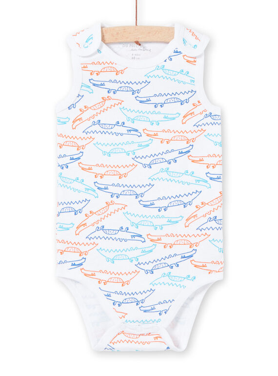 Body branco estampado bebé menino LEGABODCRO / 21SH14G3BDL000