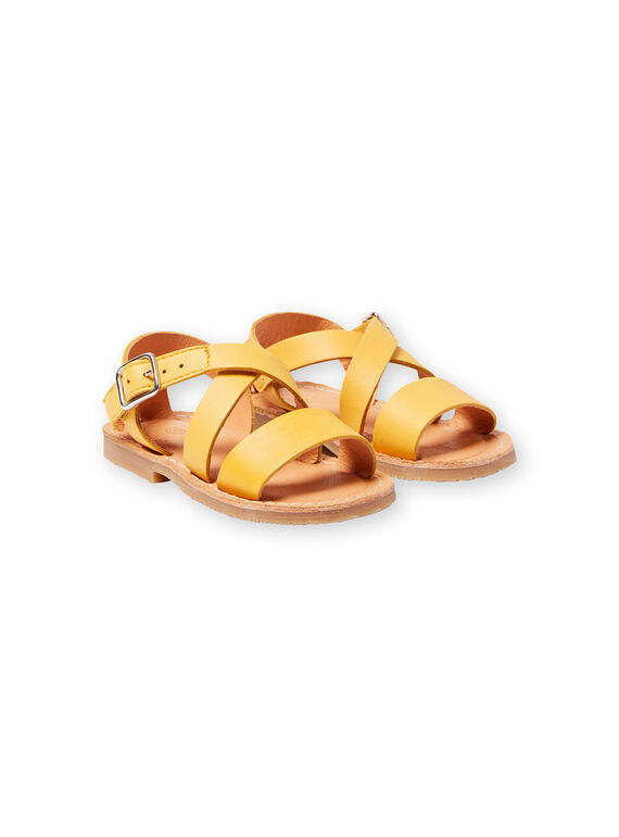 Sandálias amarelas bebé menina LBFSANDSUN / 21KK3758D0E010