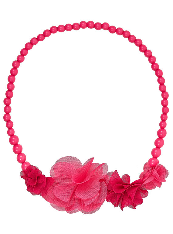 Colar pérolas + flores à frente no meio JYAWECOU / 20SI0191CLI304