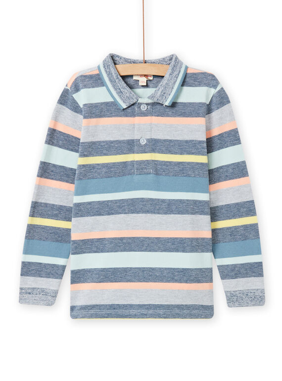 Polo às riscas coloridas menino NOMOPOL / 22S902N1POL622