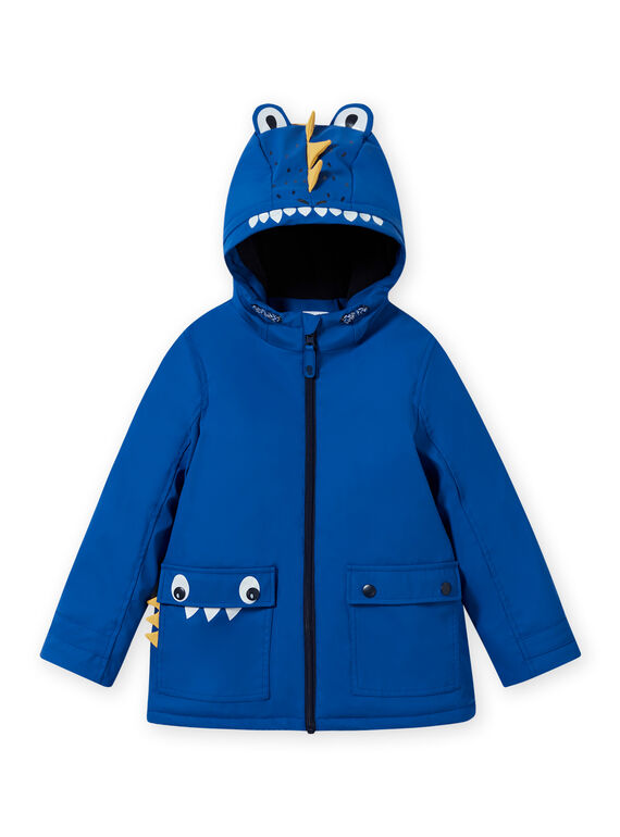 Impermeável azul com padrão de crocodilo menino MOGROIMP2 / 21W90252D59217