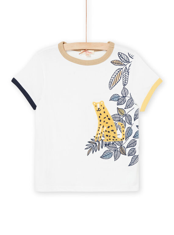 T-shirt com padrão leopardo RONEOTI / 23S902O1TMC000