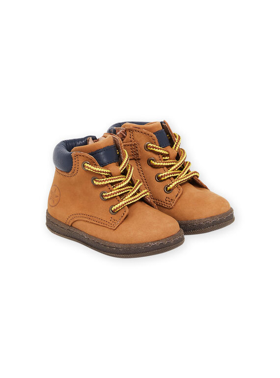 Sapatilhas subidas em couro PUBASTIM / 22XK3881D3Q804