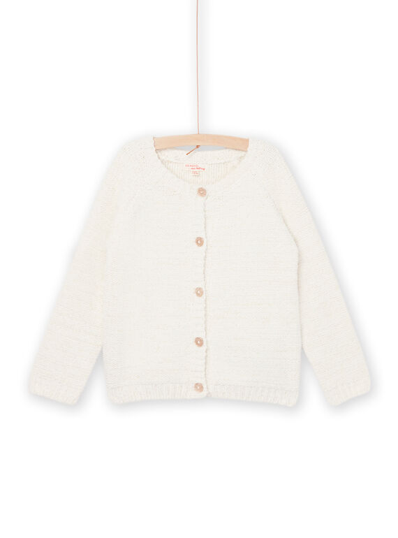 Cardigã chenille branco PAYJOCAR4 / 22W901D1CAR001