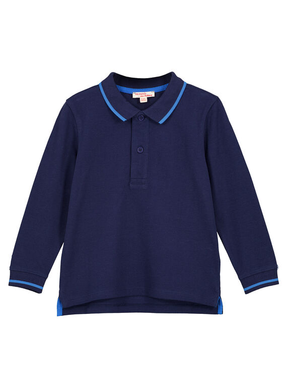 Polo Mangas Compridas Azul-Marinho GOJOPOL1 / 19W90231D2D070