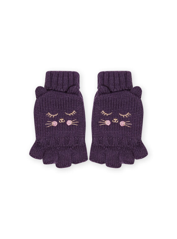 Luvas lisas bordadas menina MYAFUNGAN / 21WI0162GANH703