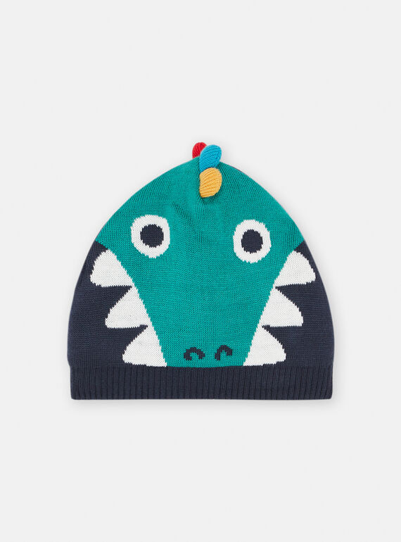 Gorro azul com animação crocodilo SYOGROBON3 / 23WI0291BON705