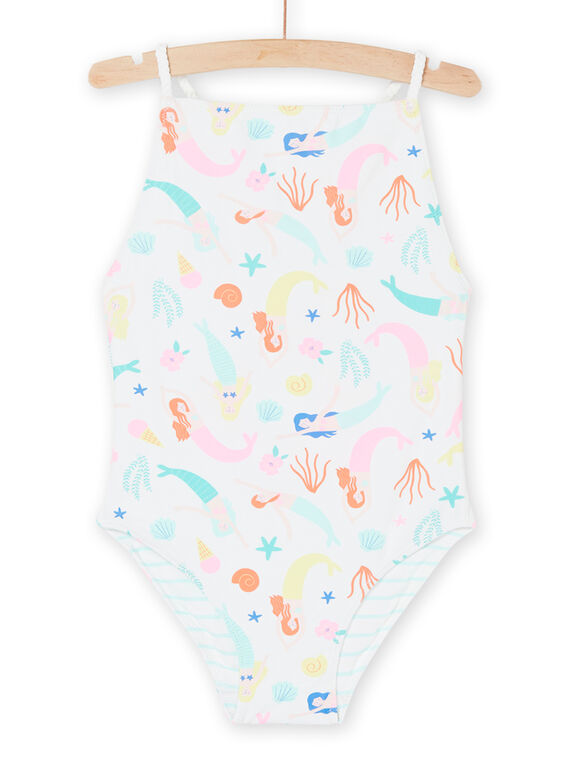 Fato de banho branco com estampado sereias RYAMER2 / 23SI01R7MAI000
