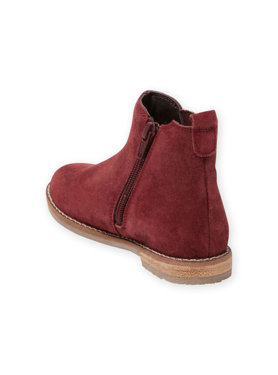 Botins cor-de-vinho menina MABOOTVIN / 21XK3573D0D719