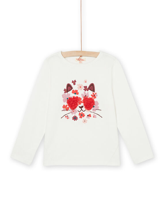 T-shirt de mangas compridas com estampado de gato PAPRITEE1 / 22W901P2TML001