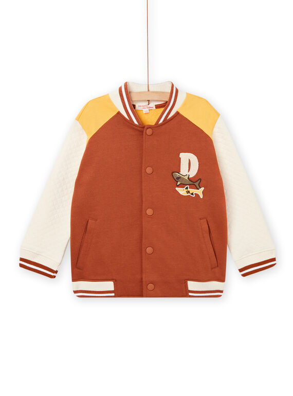 Casaco de malha moka estilo teddy menino NOVIGIL / 22S902M1GIL817