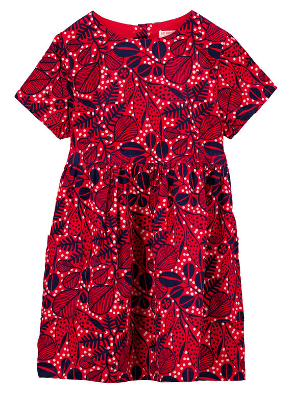Vestido estampado em veludo GATRIROB1 / 19W901J4ROBF512