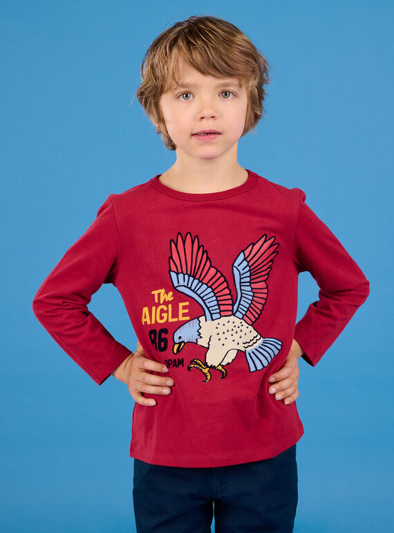 T-shirt com estampado de águia POGOTEE3 / 22W902O1TML501