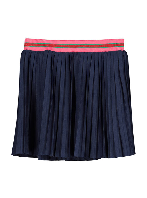 Saia plissada em algodão menina FACOJUP3 / 19S90183JUP070