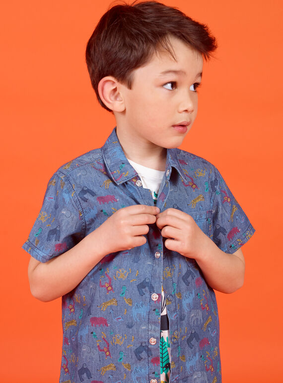 Camisa mangas curtas menino LOVICHEM / 21S902U1CHM721