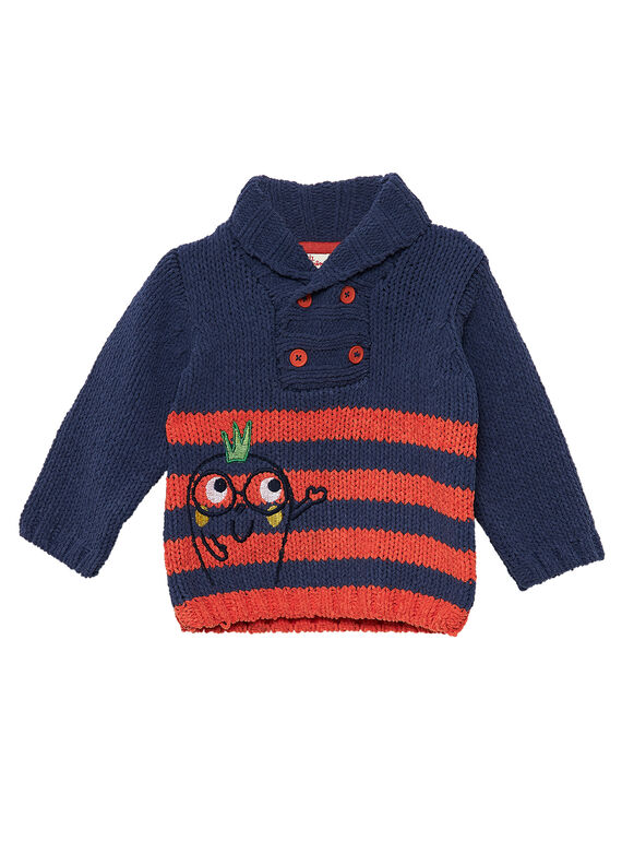 Camisola às riscas bebé menino JUVIPUL / 20SG10D1PULC225