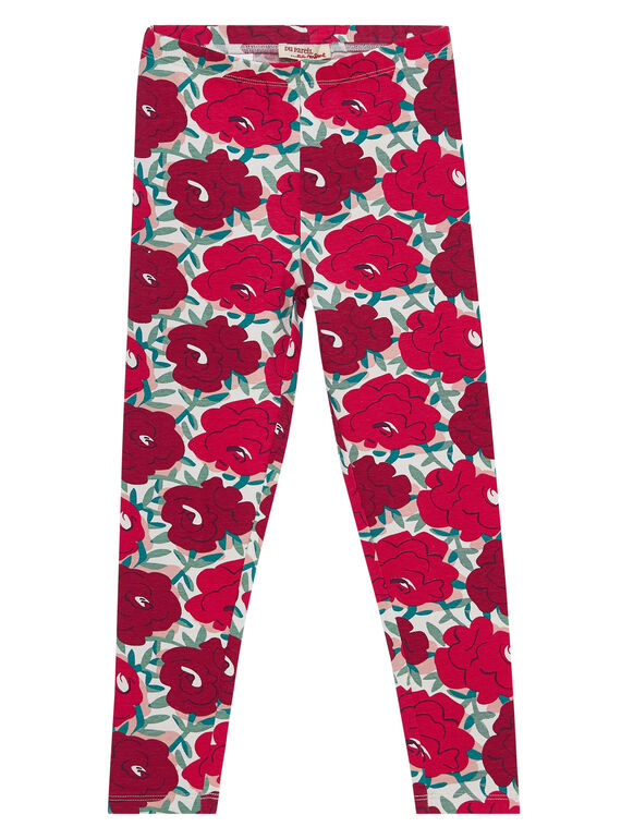 Leggings com padrão flores grandes JYAWELEG2 / 20SI0191CAL001
