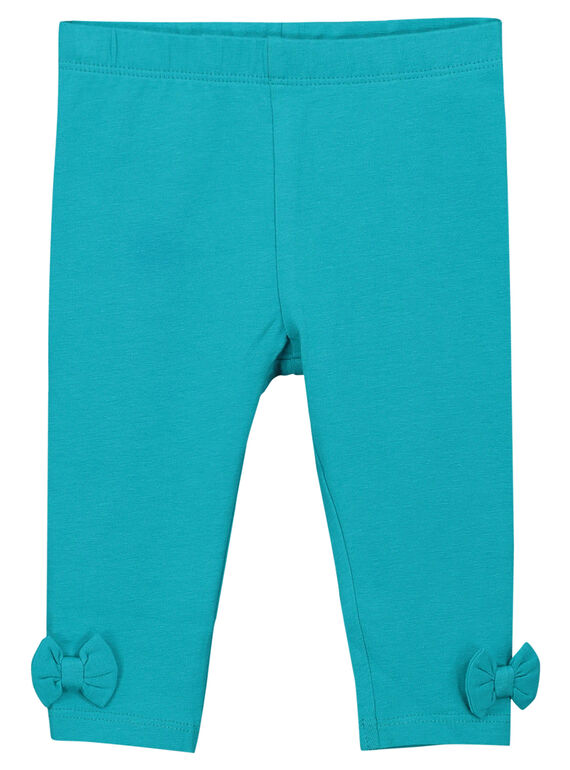 Leggings turquesa bebé menina FYIJOLEG7 / 19SI09G3CAL202