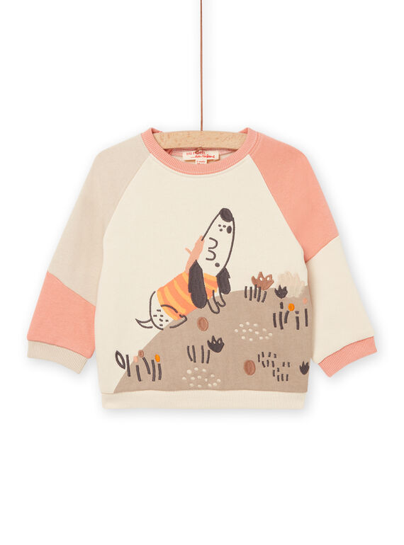Sweat colorblock em moletão RUSUNSWE / 23SG10K1SWE005