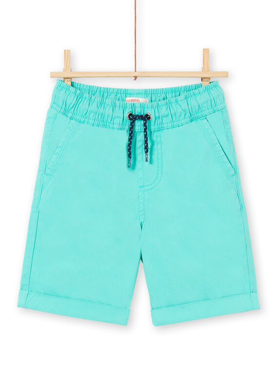 Bermudas turquesa criança menino LOJOBERMU2 / 21S902F2BER600