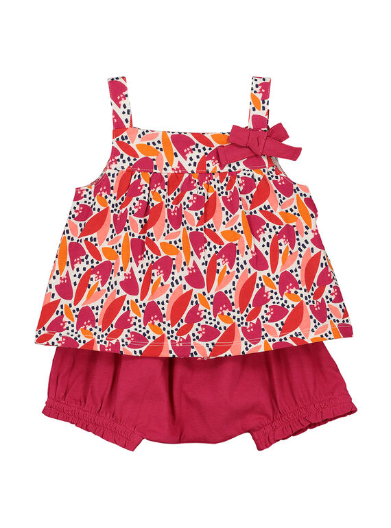 Conjunto vestido e bloomer bebé menina FIPLAENS1 / 19SG09P1ENS000