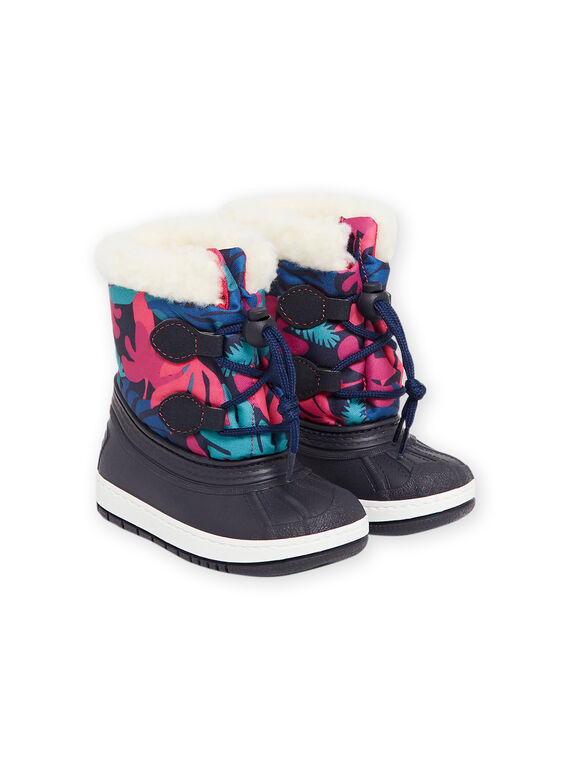 Sapatos de montanha forrados bebé menina MIMONTFEUILLE / 21XK3791D3N070