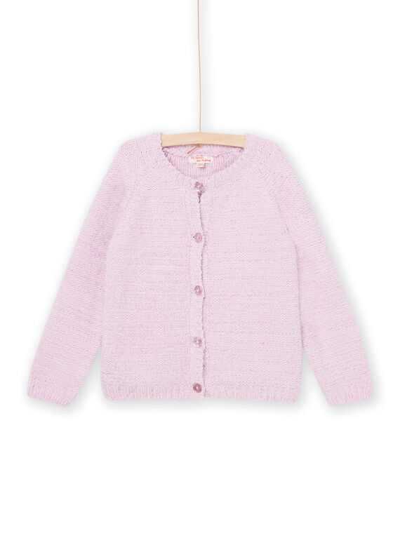 Cardigã chenille rosa PAYJOCAR2 / 22W901D4CARH700