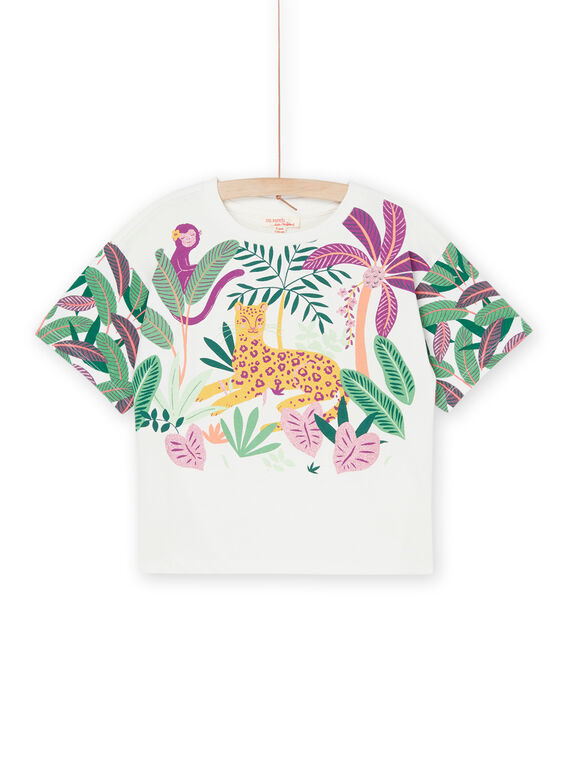 T-shirt cru com padrão exótico RAEXOTI3 / 23S901V1TMC001