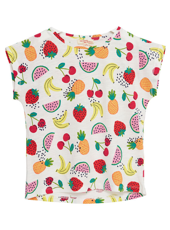 T-shirt de mangas curtas, estampado frutas JAJOTI6 / 20S901T2D31001