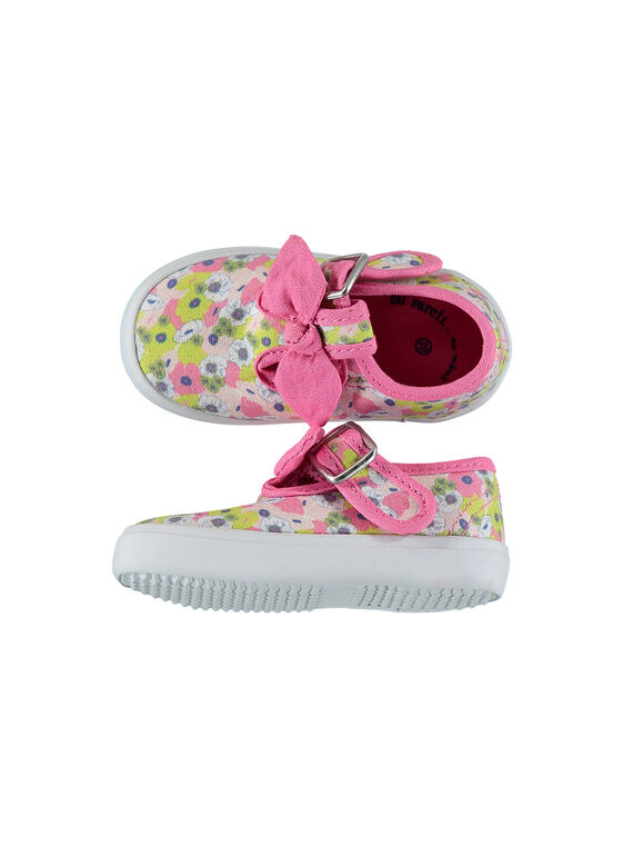 Sapatos salomé de tecido bebé menina FBFSALCER / 19SK37C1D17030