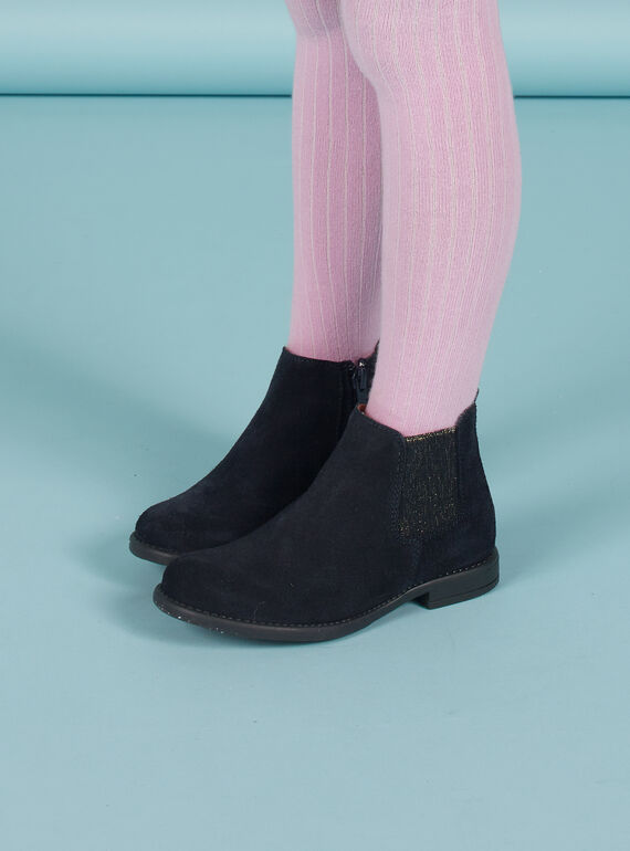 Botins azul-marinho em camurça menina MABOOTVIA / 21XK3572D0D070