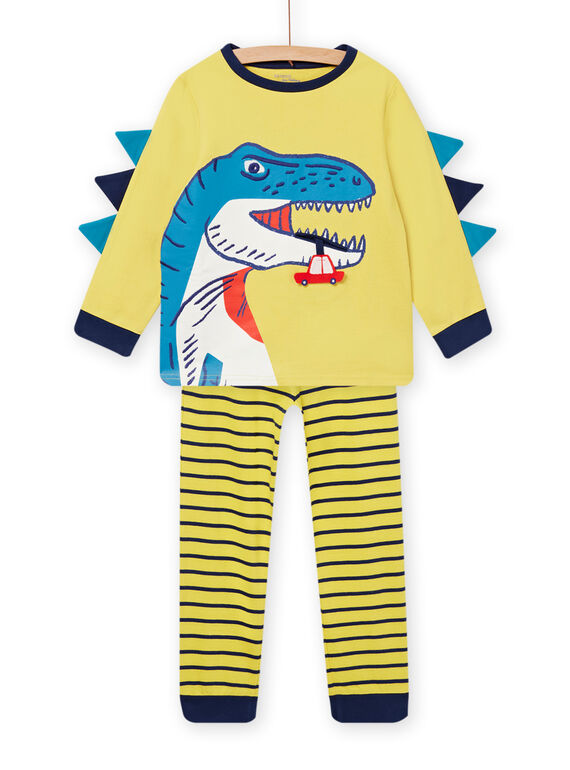 Pijama amarelo-canário menino NEGOPYJTREX / 22SH12G3PYJ117