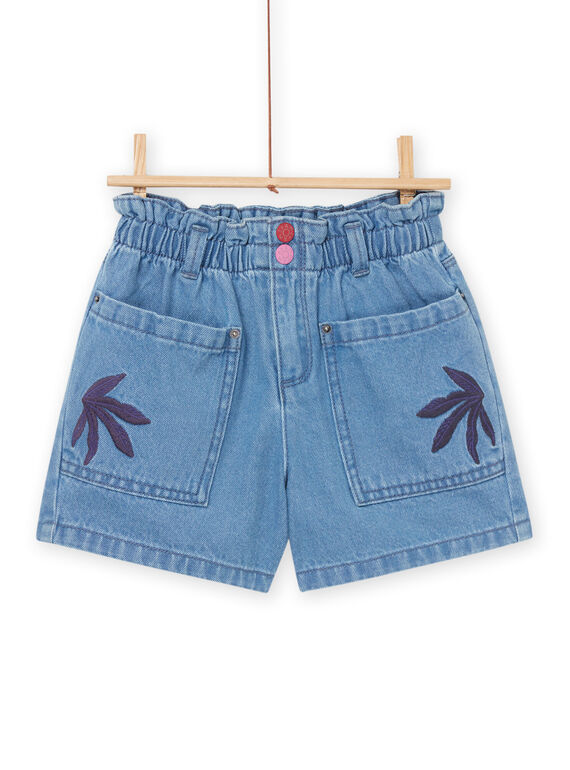 Calções de ganga de cintura elástica RANAUSHORT / 23S901N1SHOP274