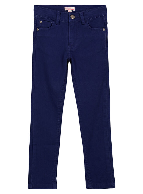 Calças Slim Stretch Azul-Marinho GOJOPATWI3 / 19W90241D2B070