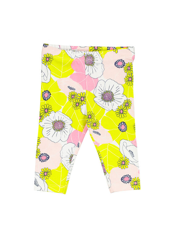 Leggings floridos bebé menina FYIPOLEG / 19SI09C1CAL099