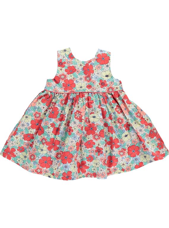 Baby girls' wrapover dress CIBUROB1 / 18SG09K2ROB099