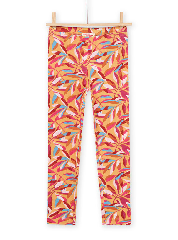 Leggings com estampado florido PYAMOLEG1 / 22WI01N1CALB107