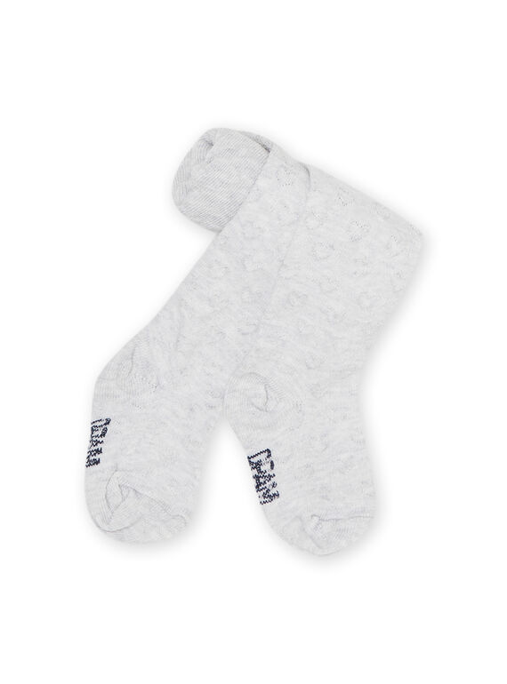 Collants cinzentos mesclado bebé menina NYIESCOLCO3 / 22SI0988COLJ920
