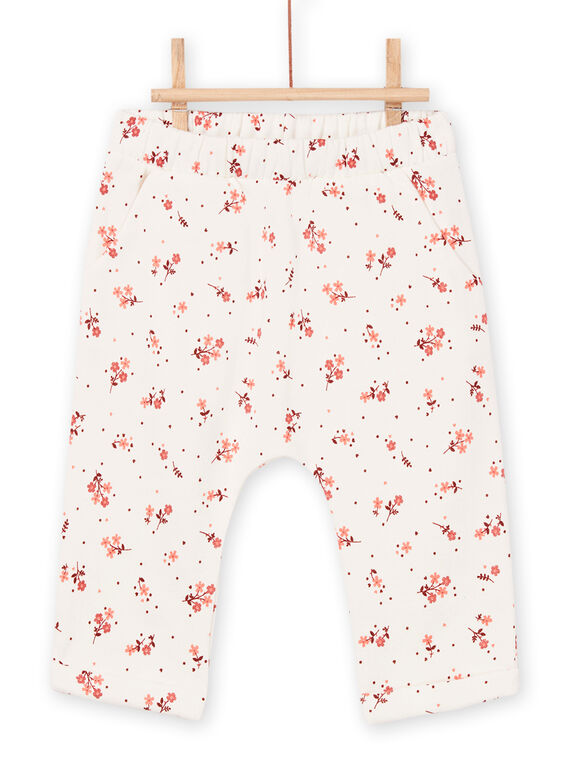 Calças de treino estampado florido com bolsos PIPRIBAJOG / 22WG09P1JGB009