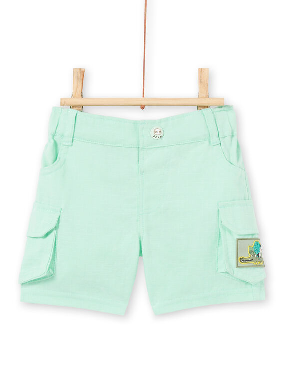 Bermudas verde-água bebé menino LUVERBER2 / 21SG10Q2BERG621