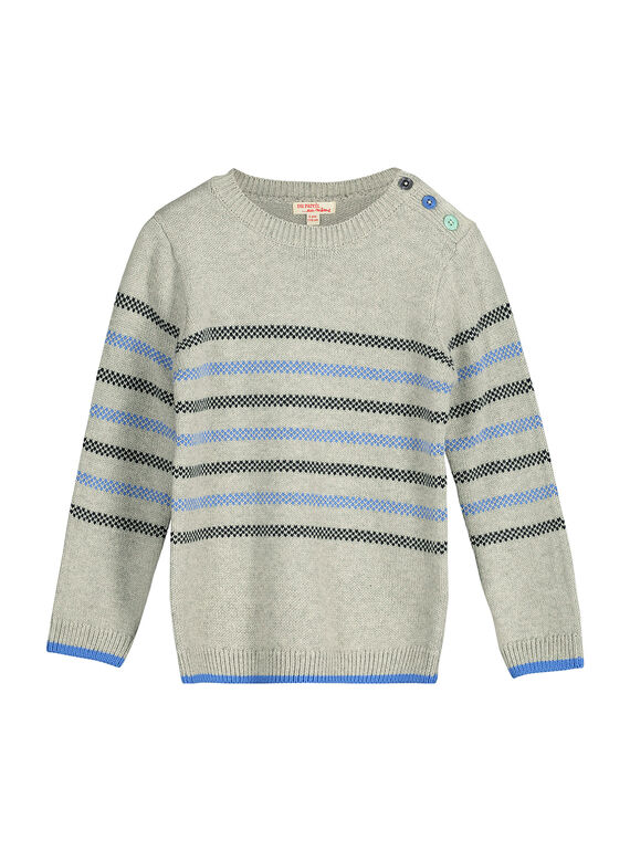 Camisola em algodão riscas menino FONEPUL / 19S902B1PULJ906